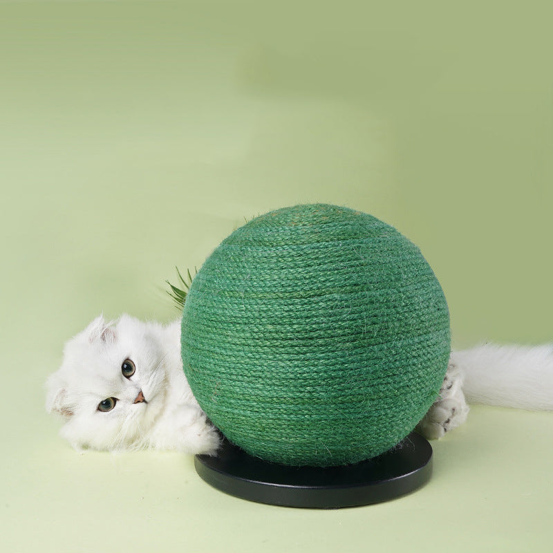 CactiClaw Jouet en Boule Grattant pour Chat Cactus