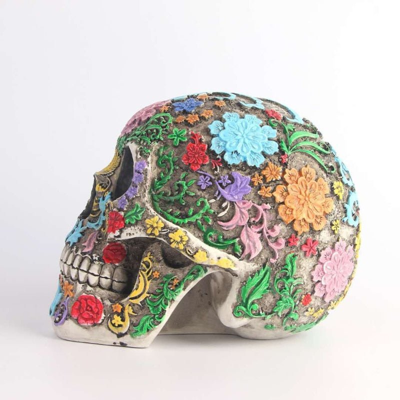 Sugar Skulls Skull Staty