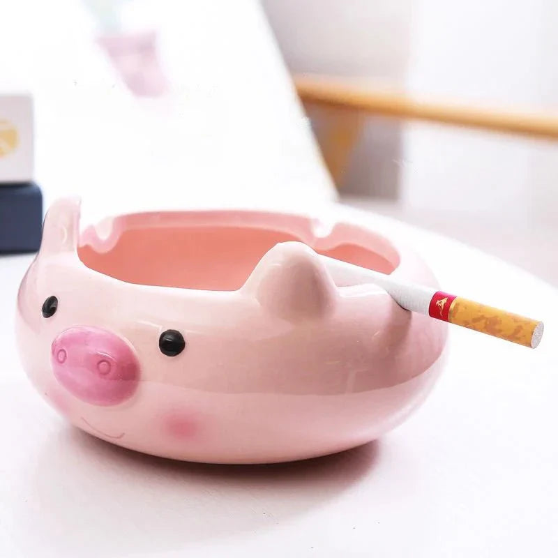 Cartoon Animal Ceramic Ashtray