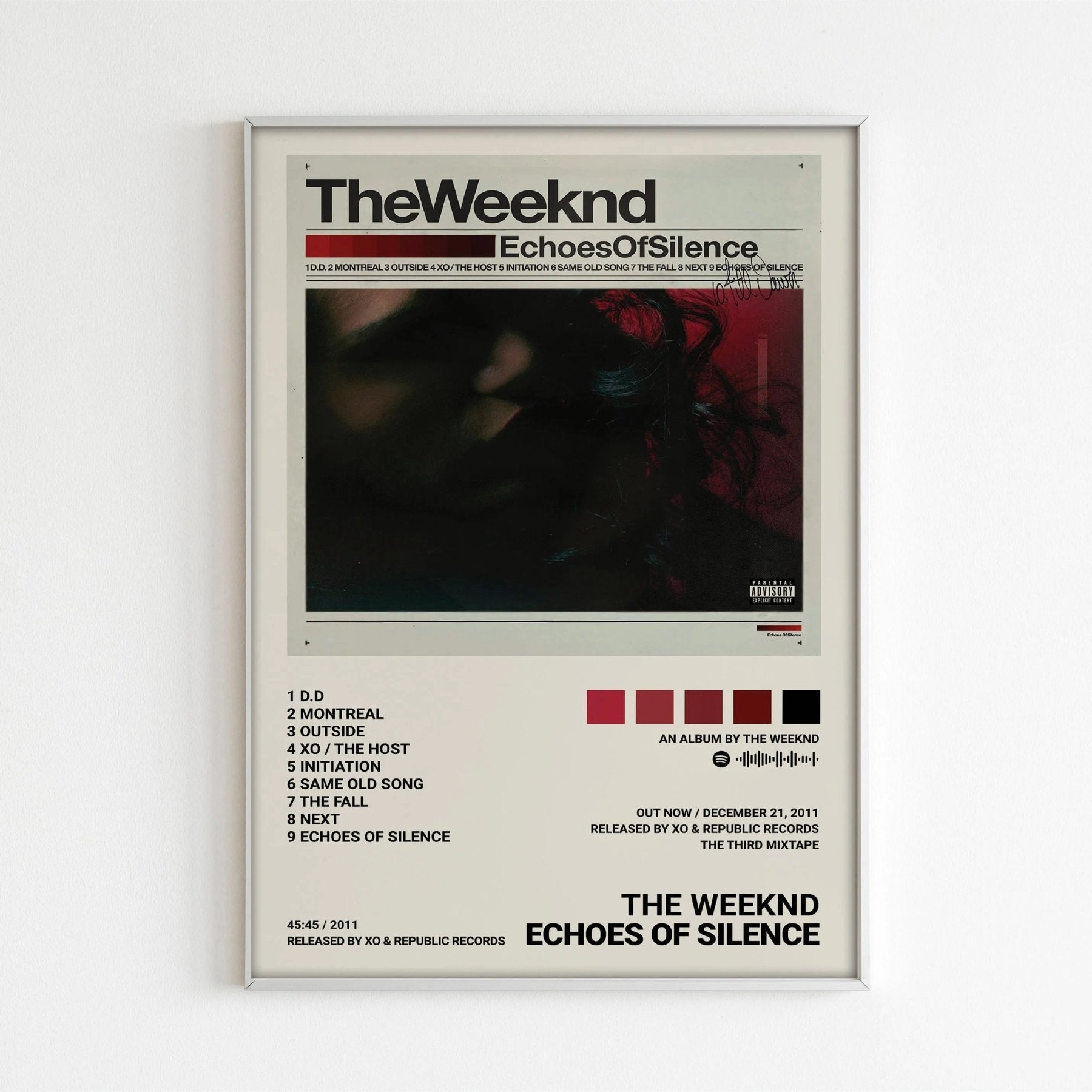 CHARTBREAKER COLLECTION: THE WEEKND | VÄGGKONST