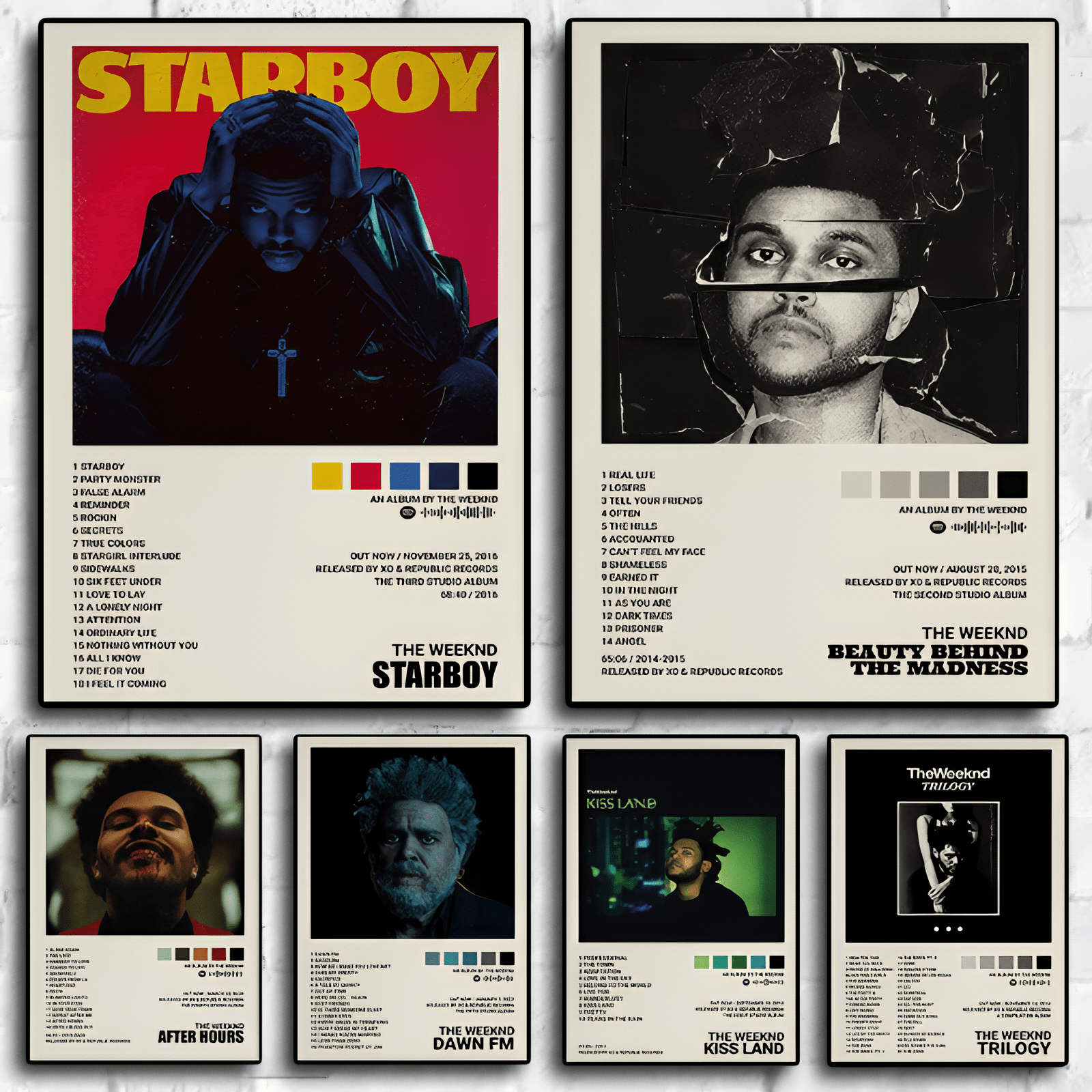 CHARTBREAKER COLLECTION: THE WEEKND | WALL ART