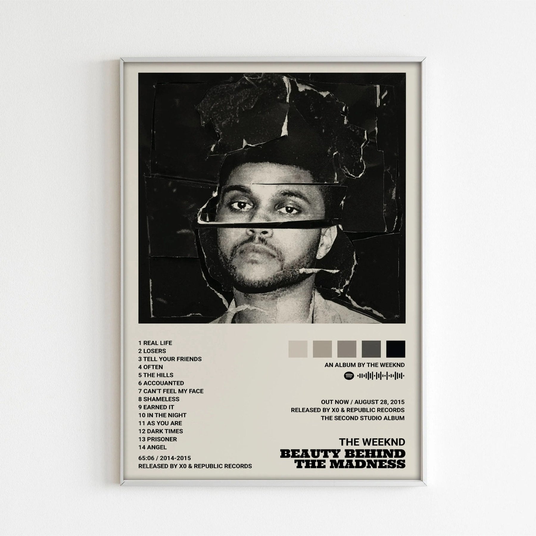 CHARTBREAKER COLLECTION: THE WEEKND | VÄGGKONST