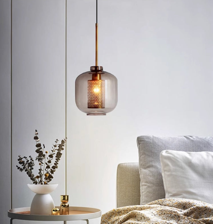 LumiSavane - Elegante glazen hanglamp