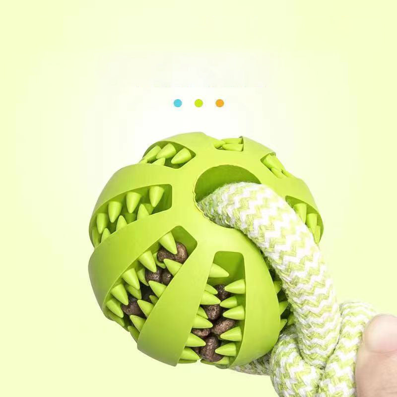 ChewRope Tug Ball: Dog Chew Toy med drag-of-War-rep