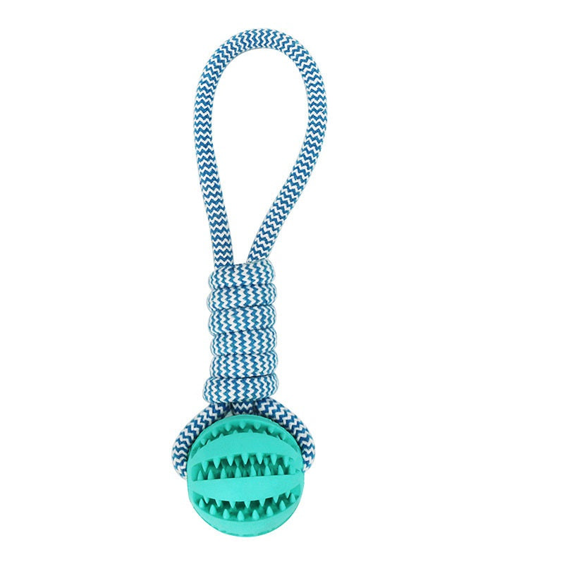 ChewRope Tug Ball: Dog Chew Toy med drag-of-War-rep