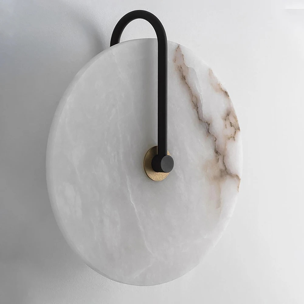 Luna Marble Wall Light