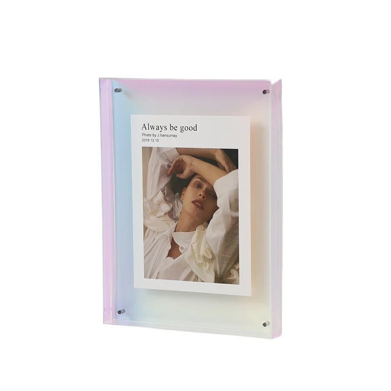 Coloured Transparent Acrylic Picture Frame