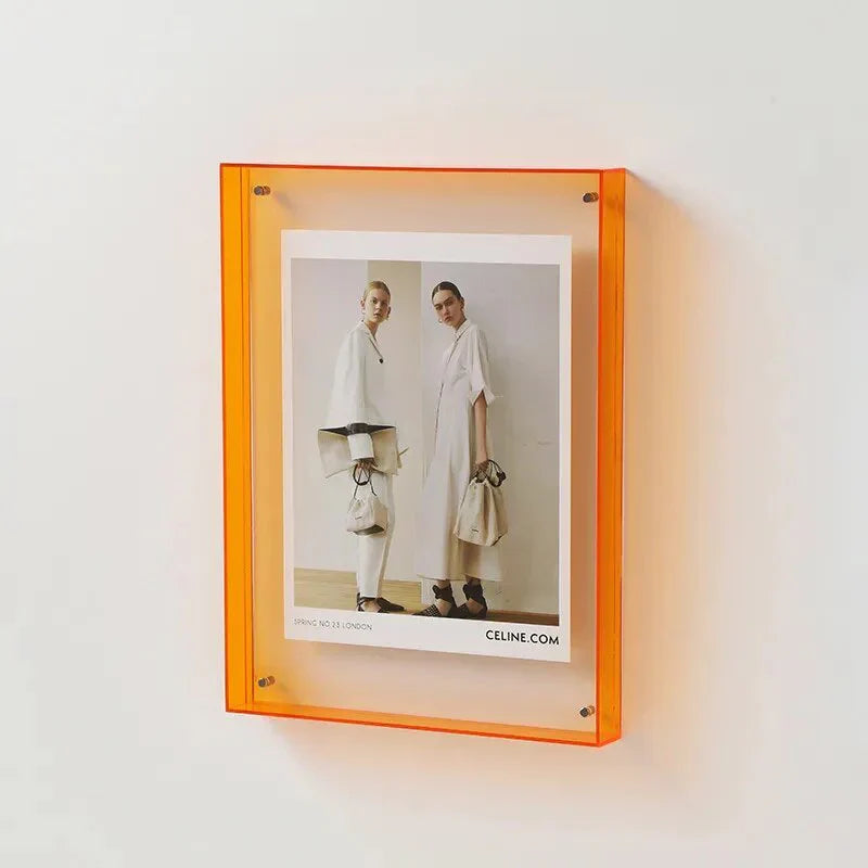 Coloured Transparent Acrylic Picture Frame