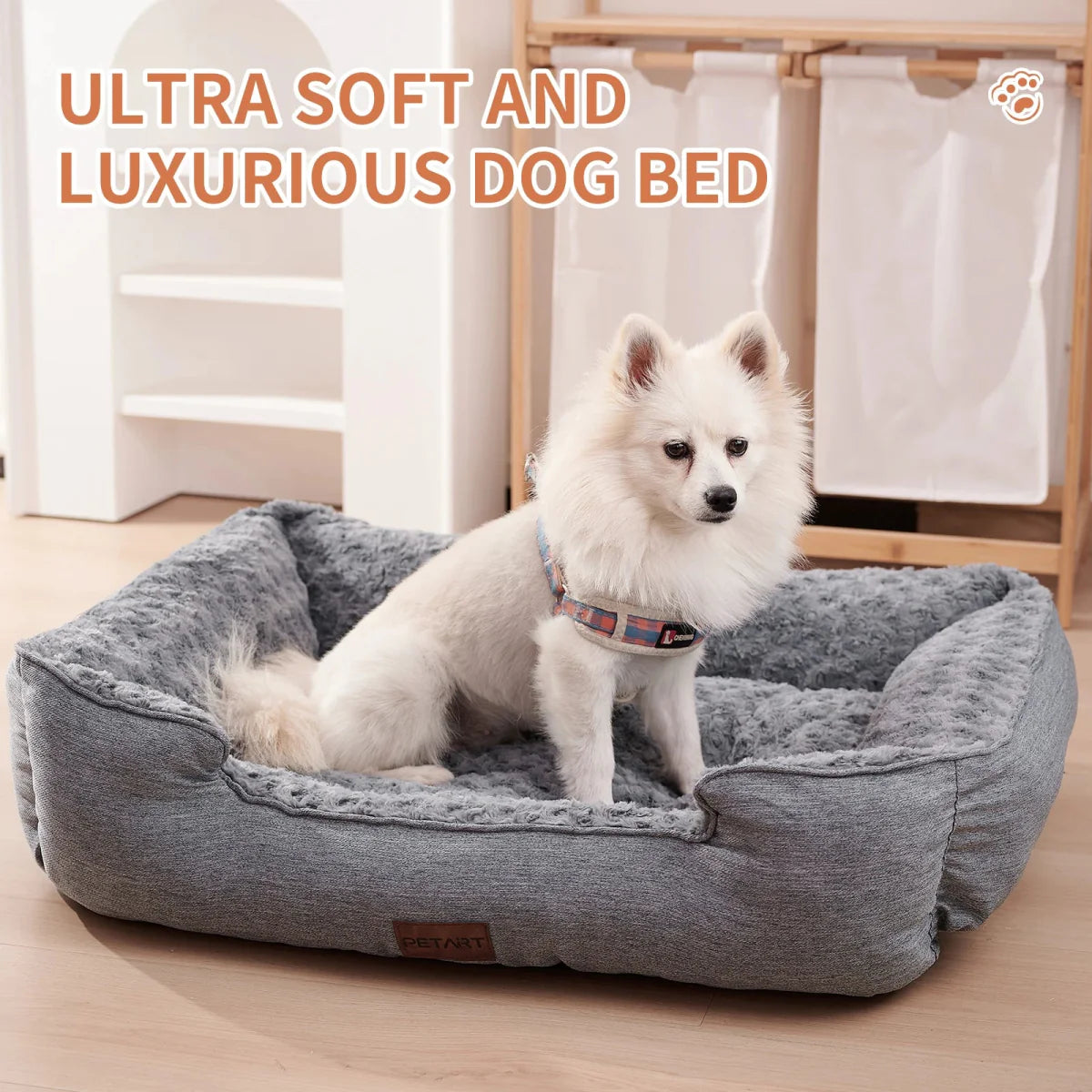 ComfyCloud™ | Stilfuld ortopædisk hundeseng