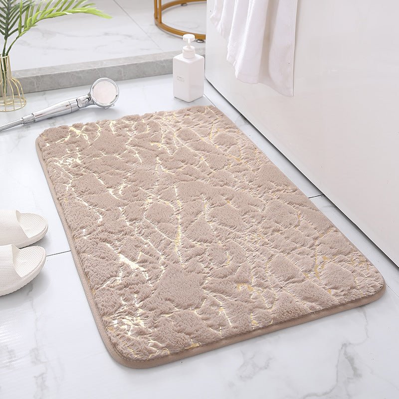 Tapis de salle de bain craquelé