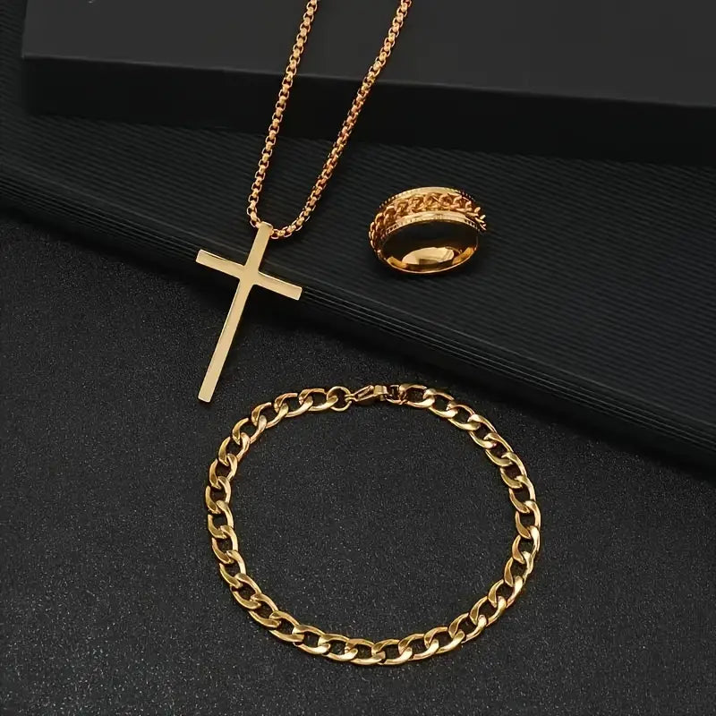 John 3:16 Faith Jewelry 3-Piece Set