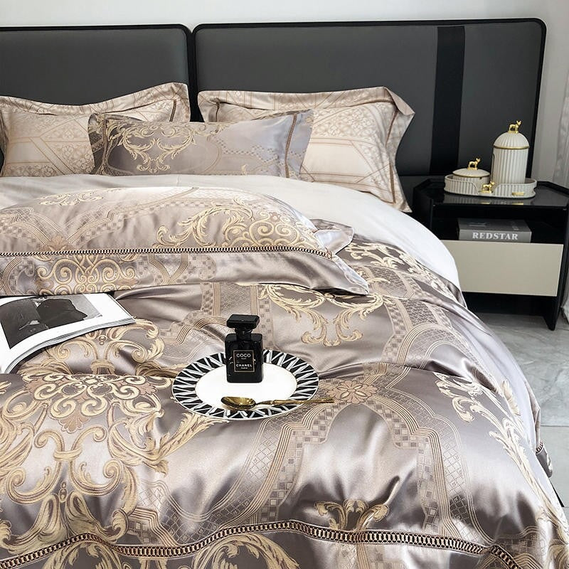 Damask Luxury 1000 TC Duvet Cover Set