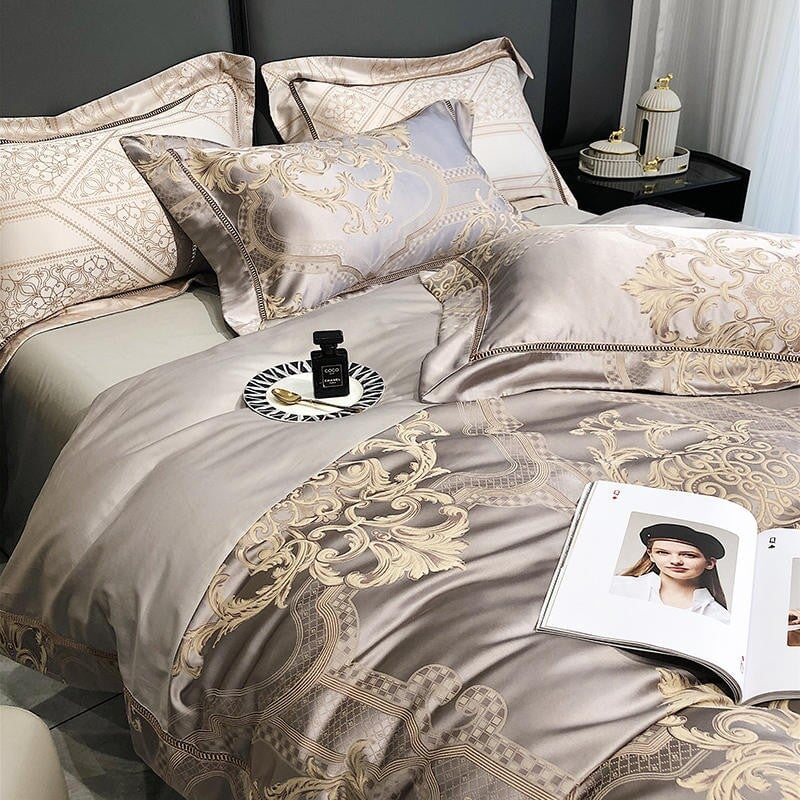 Damask Luxury 1000 TC Dynetrekksett