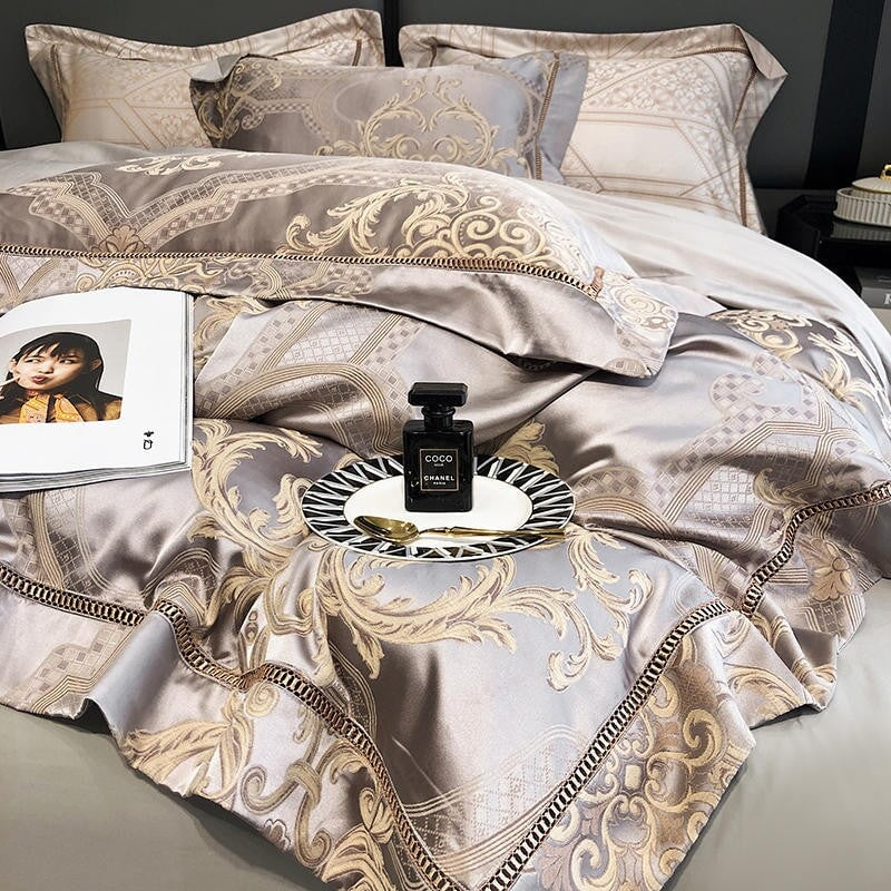 Damask Luxury 1000 TC Duvet Cover Set