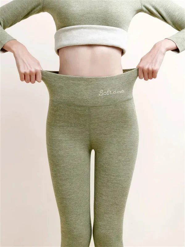 Legging ultra-chaud doublé en cachemire Erica