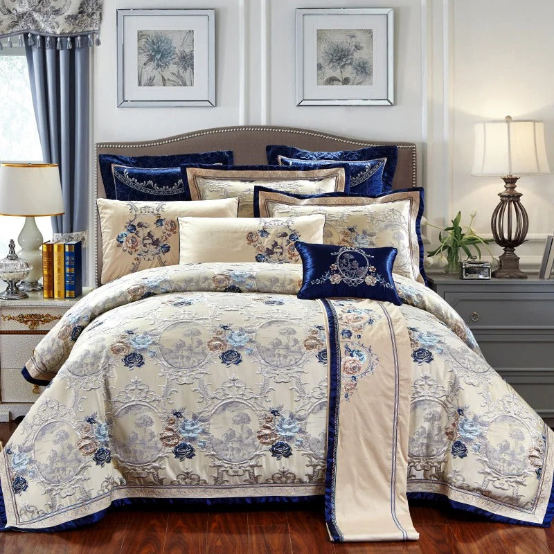 Gazaneya Oriental Jacquard Luxury vuodevaatteet setti