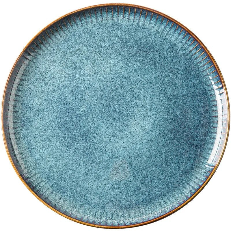 Set di stoviglie in ceramica Robin Blue