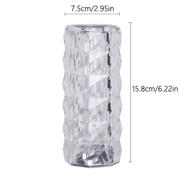 CrystalGlow™ Touch Sensitive Crystal Lamp