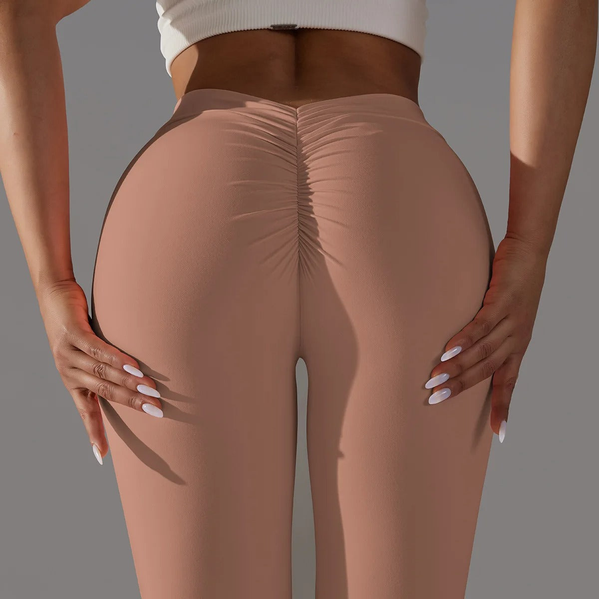 V-Back High Waisted Leggings