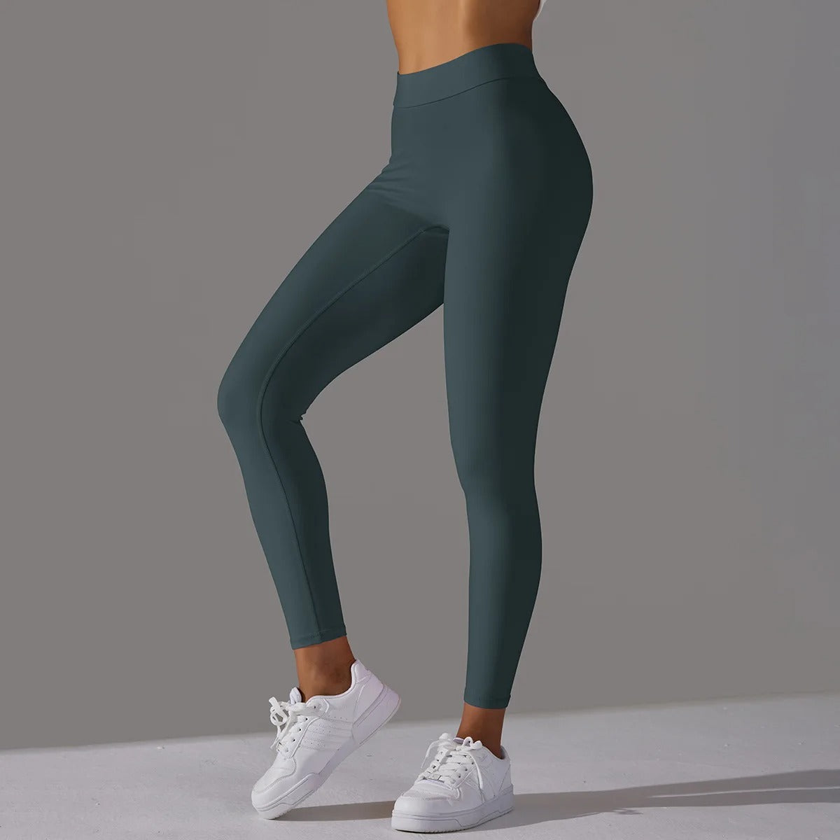 V-Back High Waisted Leggings