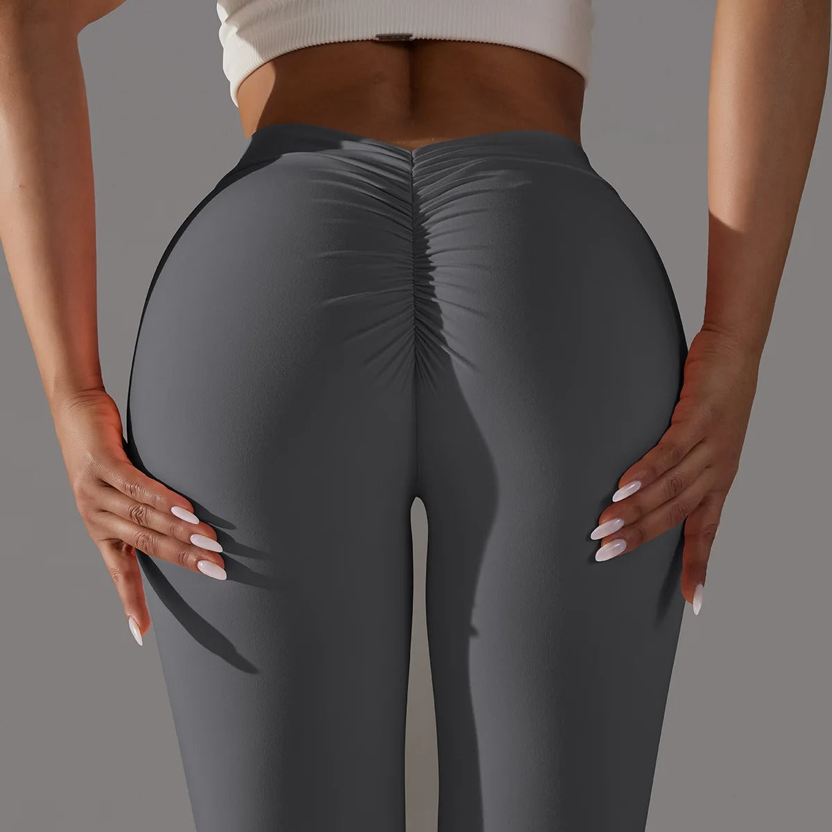 V-Back High Waisted Leggings