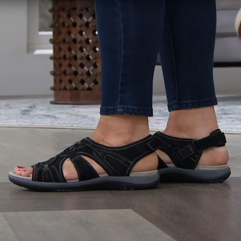 Athene™ | Stijlvolle, Verstelbare Sandalen met Ondersteuning voor de Voetboog