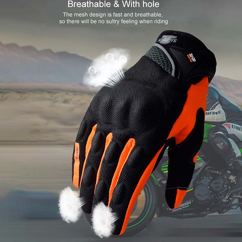 Sommer Niedrigprofil Motorrad-Handschuhe | SU09