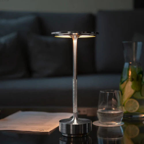 LuminaLux | Trådløs designlampe | USB oppladbar | Trykk på Kontroll | Bordlampe | Stemningslys