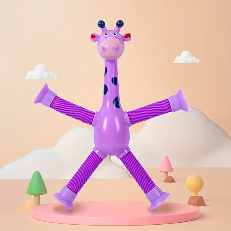 Giddy Giraffe teleskopisk leketøyssett