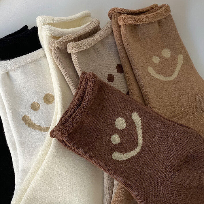 Socken mit Happy Face im Set