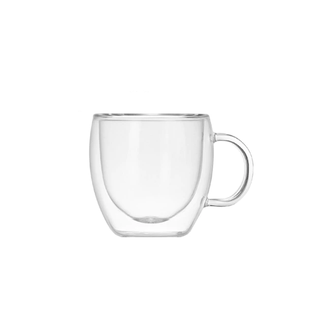 Dobbel glass te/kaffekopp