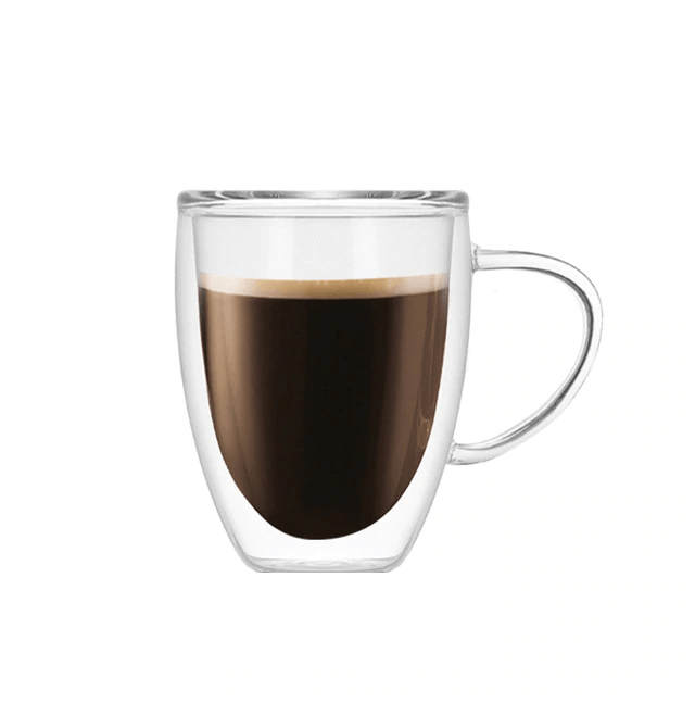 Dobbel glass te/kaffekopp