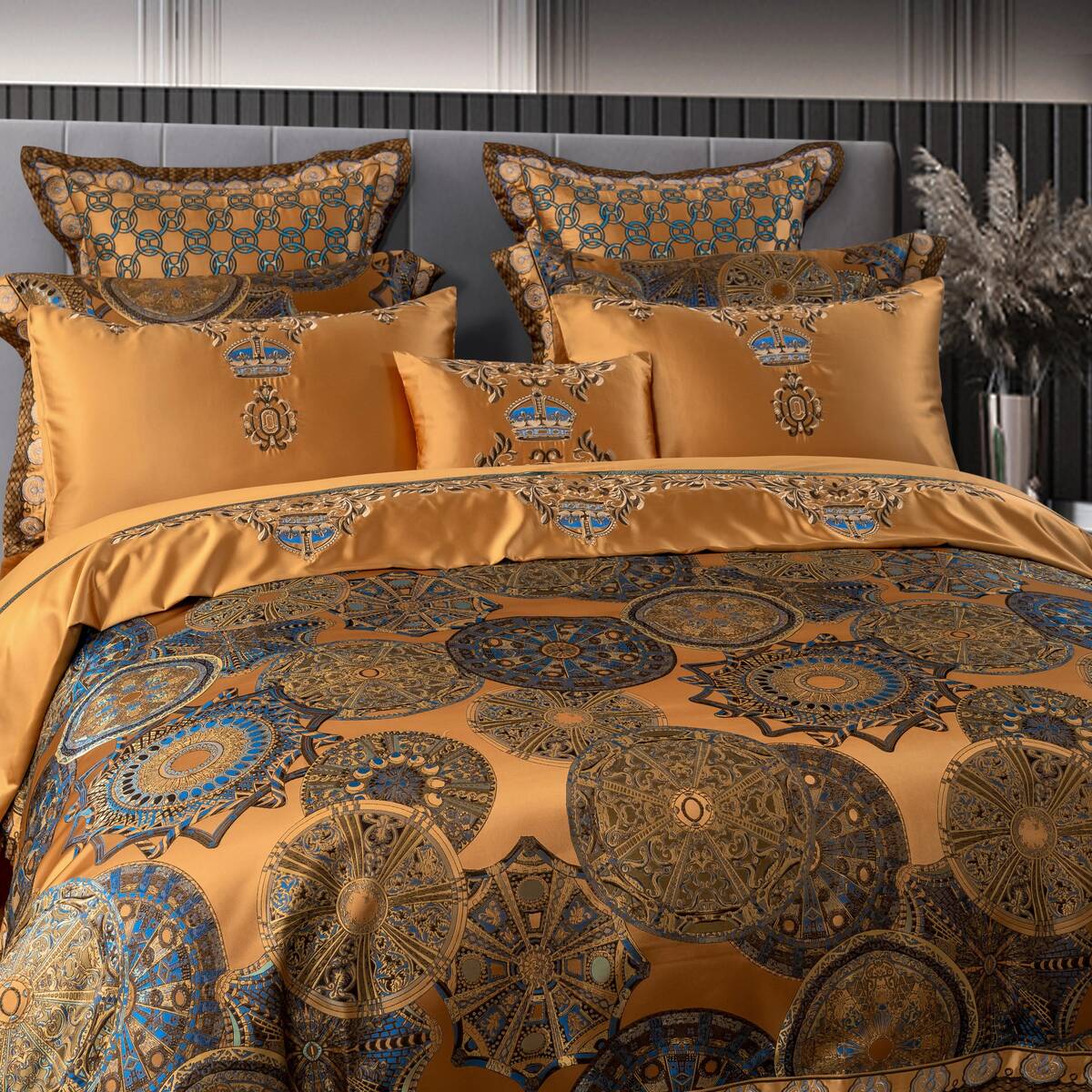 Khronom Luxury Satin Cotton -vuodevaatteet setti