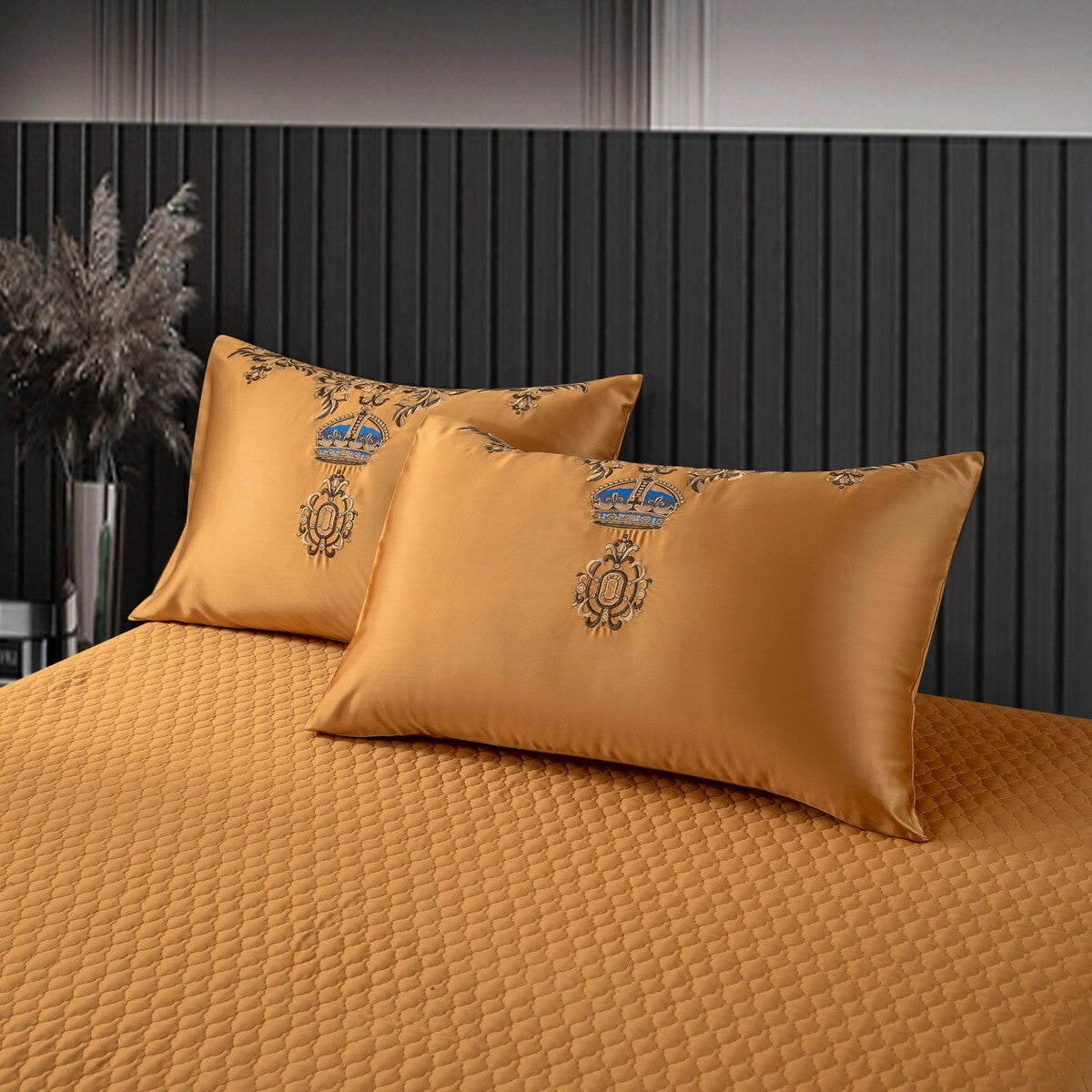 Khronom Luxury Satin Cotton Bedding Set