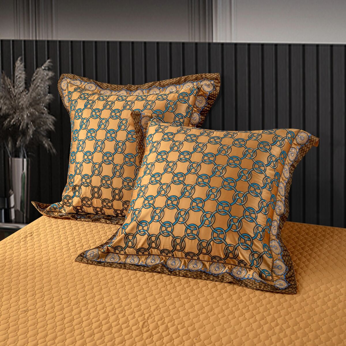 Khronom Luxury Satin Cotton Bedding Set