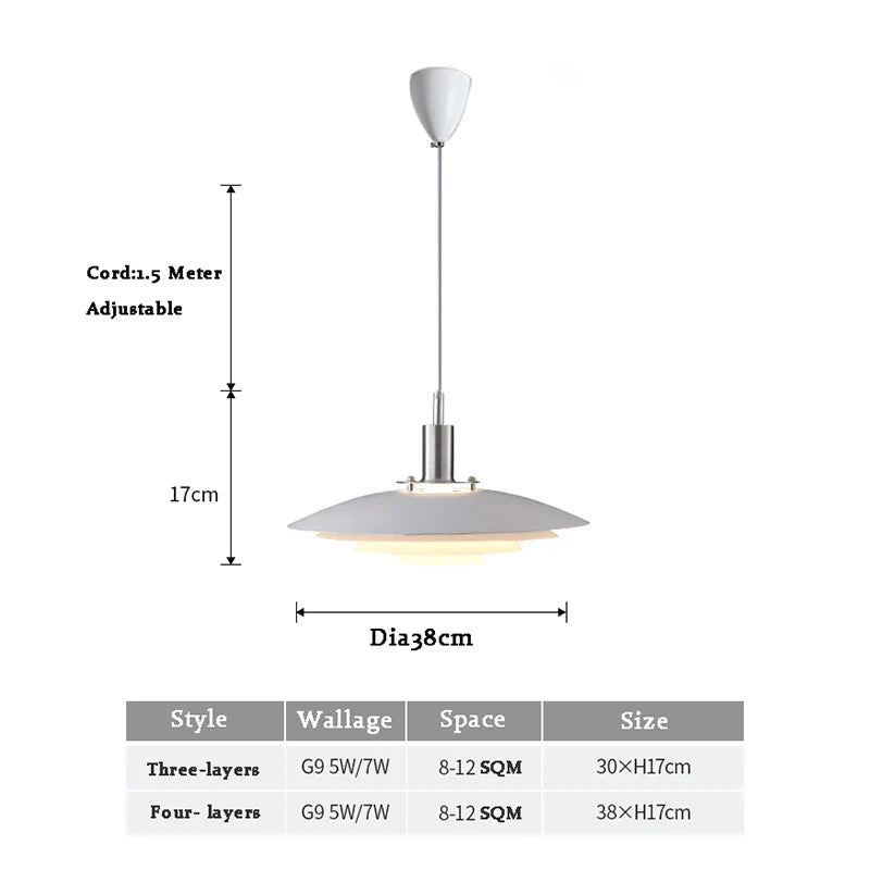 SleekRadiance - Lampada a sospensione in legno naturale