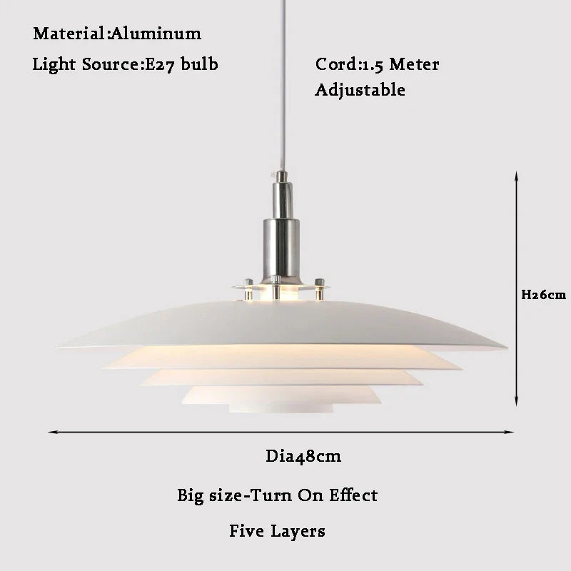 SleekRadiance - Lampada a sospensione in legno naturale