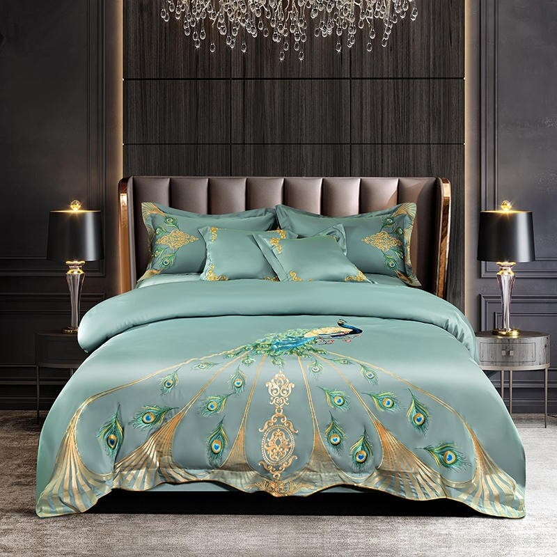 Pavalena Luxury Embroidery Egyptian Cotton Bedding Set