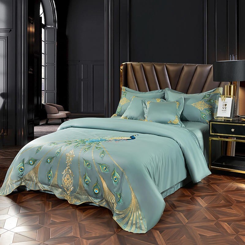 Pavalena Luxury Embroidery Egyptian Cotton Bedding Set