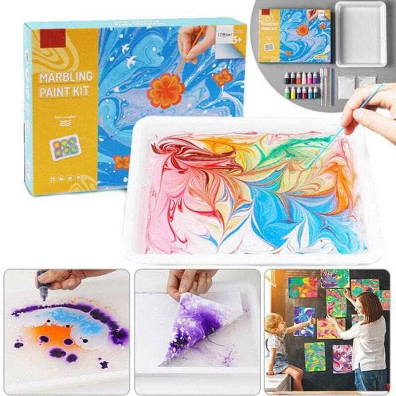 Water Marbling Paint Set™ - Skab kunstværker med vandmarmorering