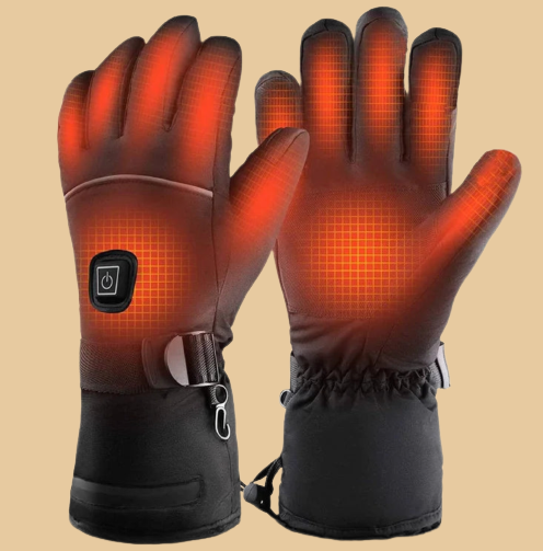 Gants chauffants unisexes