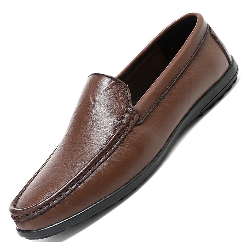 Brune loafers/sko i skinn - Luca