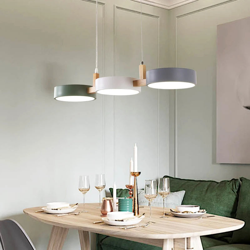 TrioGlow Modern LED Pendant