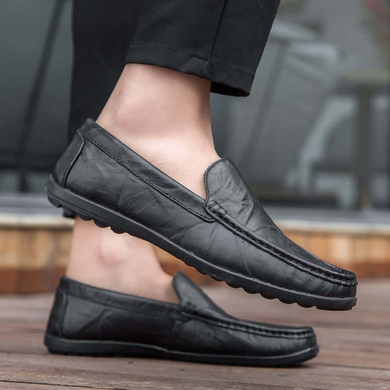 Brune loafers/sko i skinn - Luca