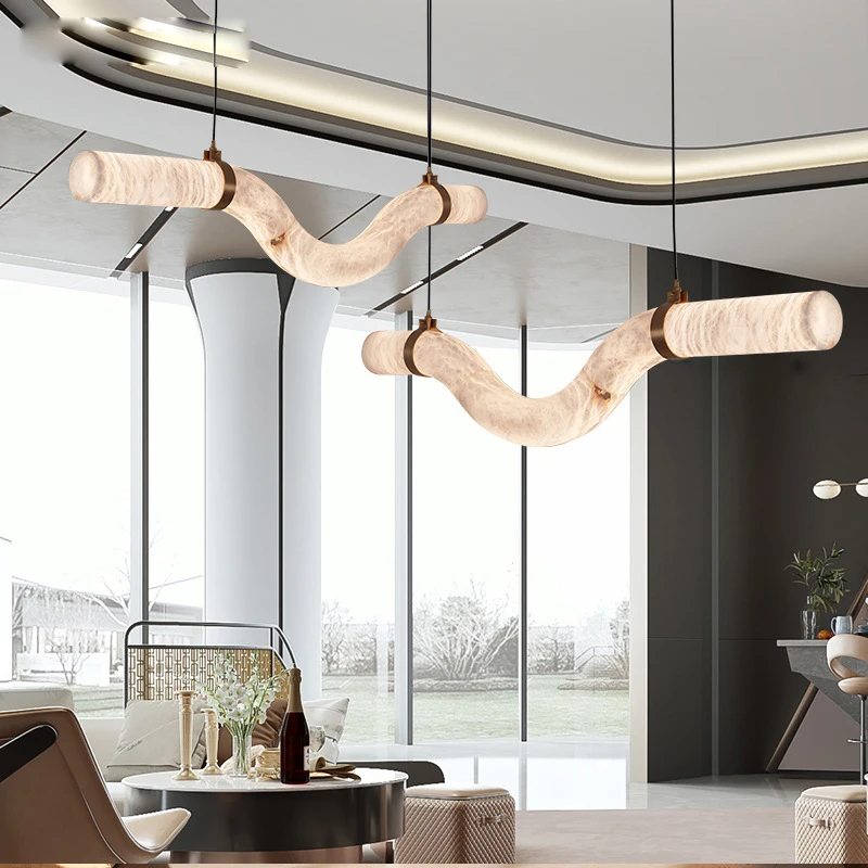 Lampada da soffitto in marmo Jackson