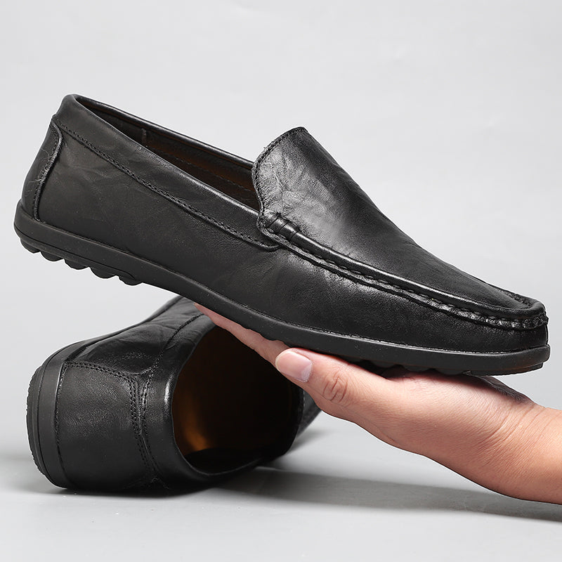 Brune loafers/sko i skinn - Luca