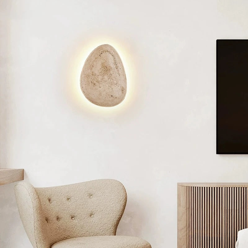 Beatrice Floating Stone Wall Light