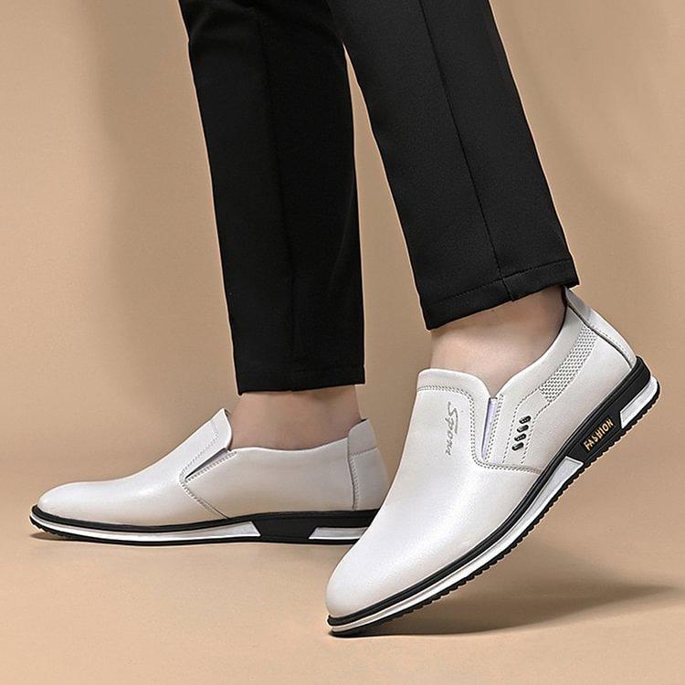 Classic elegance: 'ElegantStride' premium leather loafers for men