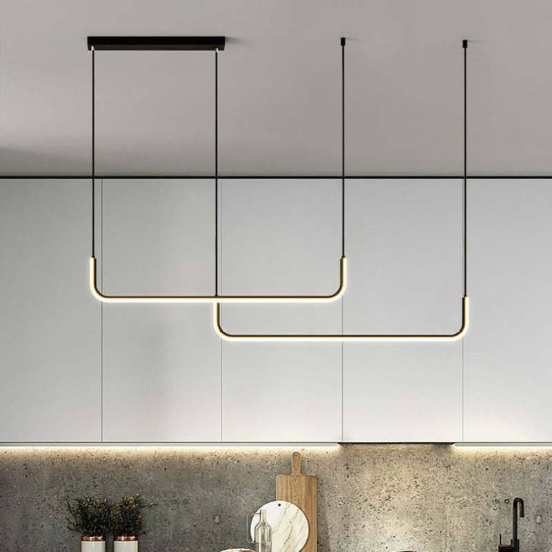 Edge - Modern LED Pendellampa i metall och silikon