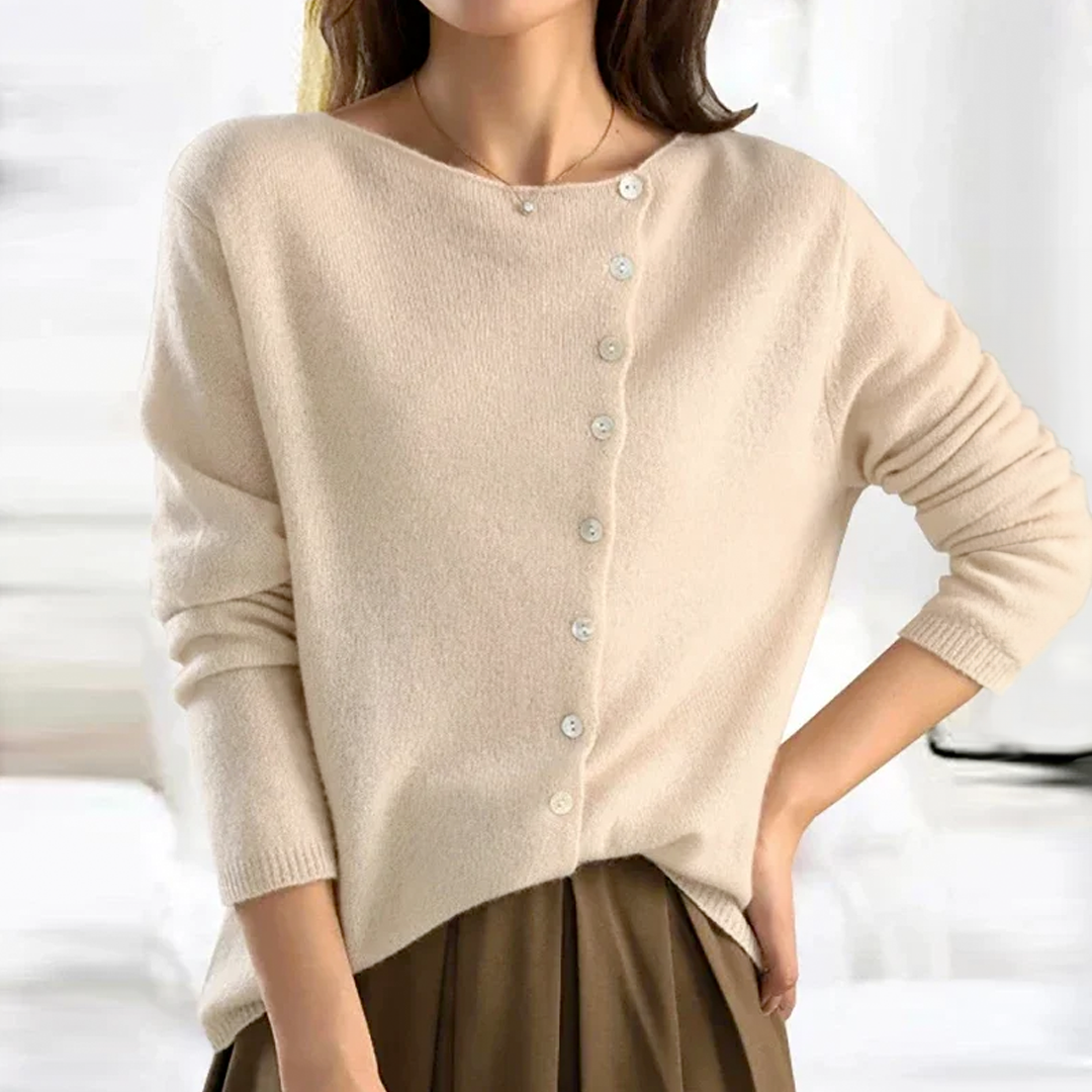 Pull/cardigan à boutons